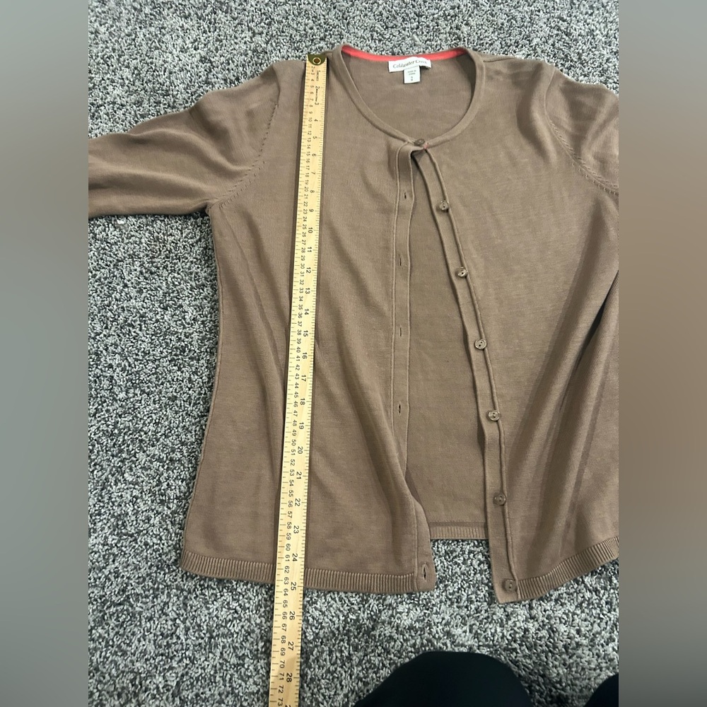 Coldwater Creek Women’s Button Up Knit Cardigan Size Small NWT $72 - Picture 7 of 7